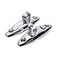SUNOOM Boat Bimini Top Swivel Hinge316 Stainless Steel Deck Side Mount Quick Release HingeMarine Hardware AccessoriesInclude Screws Pack of 2