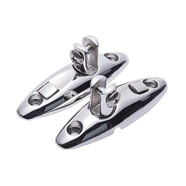 SUNOOM Boat Bimini Top Swivel Hinge316 Stainless Steel Deck Side Mount Quick Release HingeMarine Hardware AccessoriesInclude Screws Pack of 2