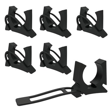 doufuhua 6 Pcs Boat Hook Holder Replacement for SOFLOC Gaff Hook Holder with Rubber Spring Strap Marine Holders Clips Fits for Boat Hook Paddle Holders Oar Mounts Boat Net Gaff Push Pole Anchor Pole