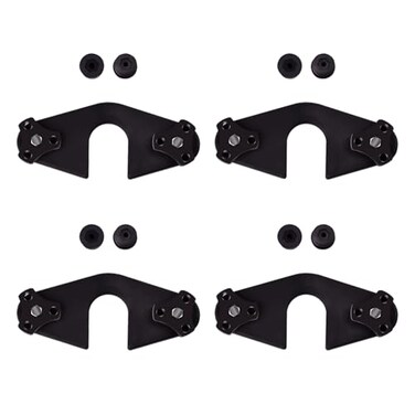 XTPTFABS AMA Bracket Kit8 Pcs Thumb Screw caps 4 Pcs Brackets8 Pcs Threaded Inserts8 Pcs Bolts Compatible with Hobie IslandReplaces Bungee System