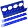 Wall Control Pegboard Spray Can Holder Bracket and Aerosol Can Organizer Pegboard and Slotted Tool Board Blue