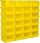 Akro-Mils AkroMils 30210 AkroBins Plastic Storage Bins SpaceSaving Stackable Bins for Garage Pantry Craft Organization 5 x 4 x 3 Yellow 24Pack