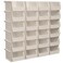 Akro-Mils AkroMils 30210 AkroBins Plastic Storage Bins SpaceSaving Stackable Bins for Garage Pantry Craft Organization 5 x 4 x 3 Stone 24Pack