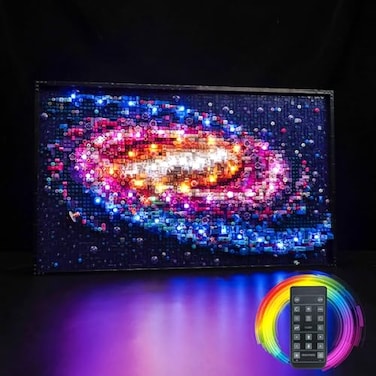 BrickBling LED Lights Compatible with Lego The Milky Way Galaxy Creative Light Kit Compatible with Lego 31212 Lights Only No Model RC Version Light