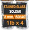 ANOSON 6040 Solder for Stained Glass 183mm Dia 4 lb Pack Supplied by