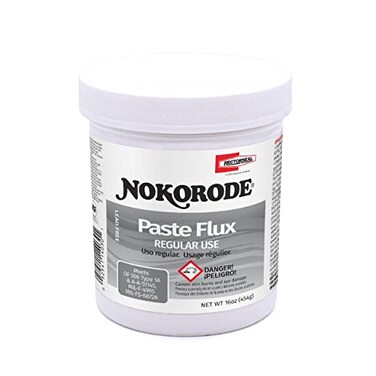 RectorSeal Nokorode 14030 Regular Paste Flux Cleans and Fluxes Plumbing 1 lb