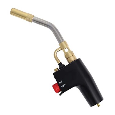 Swess TriggerStart Torch Head TS4000 High Intensity MAPPPropane Gas Torch with Instant OnOff Ignition Flame Lock Cast Aluminum Body for Soldering Brazing Heating Thawing HVAC and Cooking