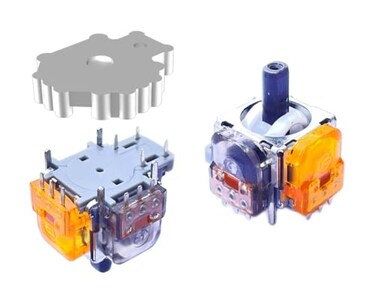 ElecGear 2x TMR Joystick and Desoldering Heating Plate Replacement for PS4 Controller TMR Hall Control Stick and Soldering Wick Repair Tools TMRDS4