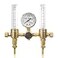 SPARC Premium Dual Argon Regulator for TIGMIG Welding Welding Gas Regulator Flow Meter 060CFH CGA580