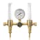 SPARC Premium Dual Argon Regulator for TIGMIG Welding Welding Gas Regulator Flow Meter 060CFH CGA580