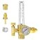 YESWELDER Welding Gas Regulator Flow Meter LeakProof Argon CO2 Pressure Gauge with Universal MultiInterface Suitable for MIG TIG Welding Machines