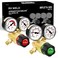RX WELD Oxygen and Acetylene Regulators CGA540 and CGA200 Compatible with VStyle Welding Gas Torch Cutting PC Handle