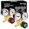 RX WELD Oxygen and Acetylene Regulators CGA540 and CGA200 Compatible with VStyle Welding Gas Torch Cutting PC Handle