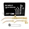RX WELD Ligth Duty WeldingBrazing Torch Kit Handle Compatible with VSeries J 3 Welding Tips