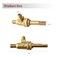 GEIparts 4418500200 Gas Burner Valve 18 Mpt X 3827 Stove Range Horizontal Split Valve Replacement Part 4 Pack