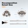 BDR PT31 Circle Guide LG40Circinus Roller Guide JG40WSD40 compasses WheelRoller Guide for PT31 PlasmaTorch CUT40 CUT50D LGK40Plasma Cutter Torch PK1