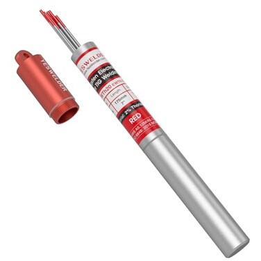 YESWELDER TIG Welding Tungsten Electrode Red Tip 116 x 7 Red WT20EWTh2 10pk