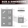 WelderElite 12Piece Welding Practice Coupons Steel 17 Gauge Thickness Comprehensive Welding Training Kit Enhancement Welding Skill Steel