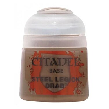 Games Workshop Citadel Paint Pot Base Steel Legion Drab