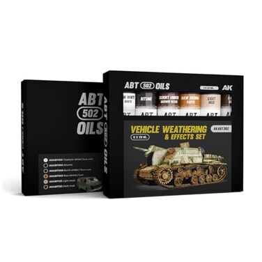 AK Interactive ABTEILUNG 502 Vehicle Weathering Effects Set 6 x 20ml