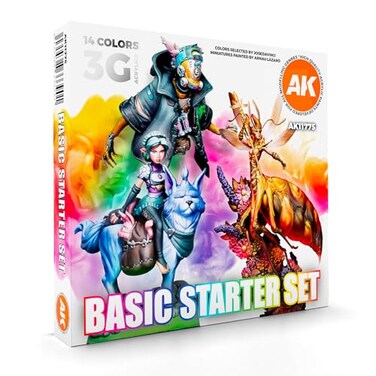 AK Interactive 3G Acrylics Basic Starter Set AK11775