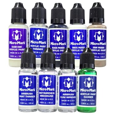 Micro-Mark MicroMark Essentials Plus Acrylic Paint Set