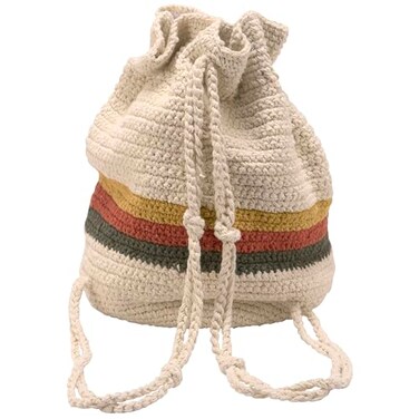 Primitives by Kathy Drawstring Bag Boho Stripe