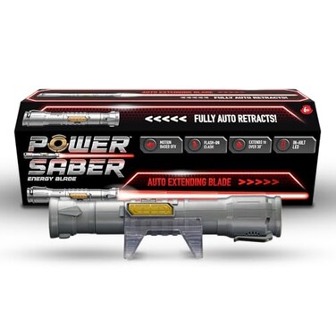 Goliath Power Saber Energy Blade Red First Ever Automatic Saber Auto Extending Retracting Saber Extends 35 90cm Motion Based SFX Ages 6 by