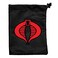 Renegade Game Studios GI Joe Cobra Dice Bag Drawstring Closure RPG Dice Storage with Protective Lining