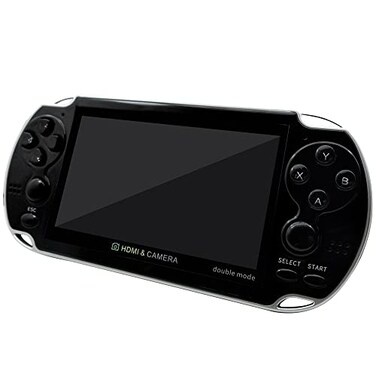 DREAMHAX X7 Plus Handheld Game Console Preload 10000 Games Portable Video Games Support HDMI Output Double Player Classic Arcade Retro Game Player 43 Screen Black