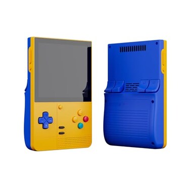 Retroid Pocket Classic Retro Handheld Game Console 392 OLED Touchscreen Portable Android Gaming Handheld with 6128GB 5000mah Battery Android 14 WiFi 5 Classic Games Console PKM Yellow