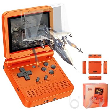 GoolRC Retro Handheld Game Console with 16G Builtin 2000 Classic Games Portable Hand Held Open Source Linux System 30in HD IPS Screen Portable Game Console Red 16GB