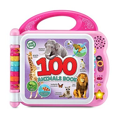 LeapFrog 100 Animals Book Frustration Free Packaging Pink