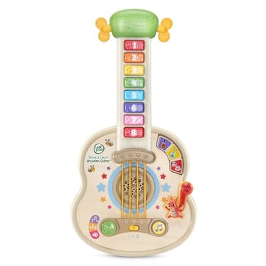 LeapFrog Strum and Count Wooden Guitar Musical Toddler Toy
