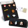 Harry Potter Gifts A5 Customizable Notebook and Zipped Pencil Case Kids Stationery Set with Character Chibi Pins Sticky Notes Hogwarts