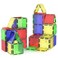 PicassoTiles Magnetic Brick Tiles STEM Creative Magnetic Tiles Building Block Set Building Brick Construction Toy Socket Spikes Toys Accessory Educational Imaginative Learning Kit Stacking Set