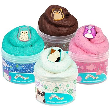 Squishmallows Original Premium Cloud Slime 4Pack Scented Slimes