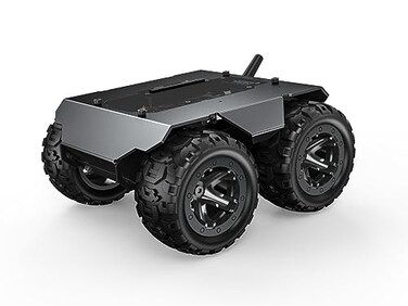 waveshare Wave Rover Flexible and Expandable 4WD Mobile Robot Chassis Full Metal Body Multiple Hosts Support with Onboard ESP32 Module