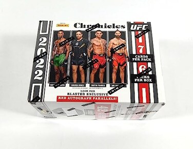 Panini 2022 UFC Chronicles Blaster Box 7 Cards per Pack 6 Packs Per Box Look for Possible Blaster Exclusive Red Autographs Parallels