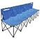 Kwik Goal 6Seat Kwik Bench Blue 16 H x 108 W