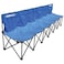 Kwik Goal 6Seat Kwik Bench Blue 16 H x 108 W