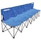 Kwik Goal 6Seat Kwik Bench Blue 16 H x 108 W