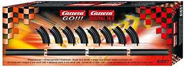 Carrera GO 61657 Singlelane bends Straight section extension set