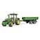 Bruder John Deere 5115M with trailer