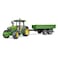 Bruder John Deere 5115M with trailer