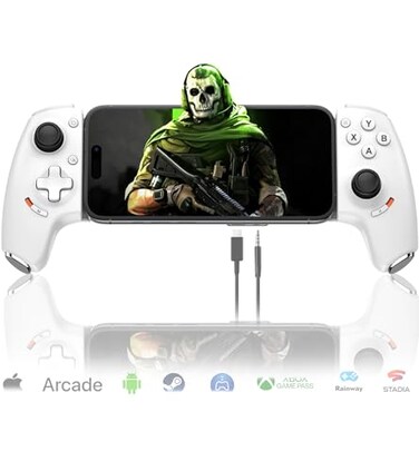 arVin Mobile Gaming Controller for Android and iPhone 171615 Series USBC PS Remote Player Gamepad for PS5PS4XboxPC with Hall JoysticksHall Trigger35mm Audio JackCloud Gaming Controller Plug Play