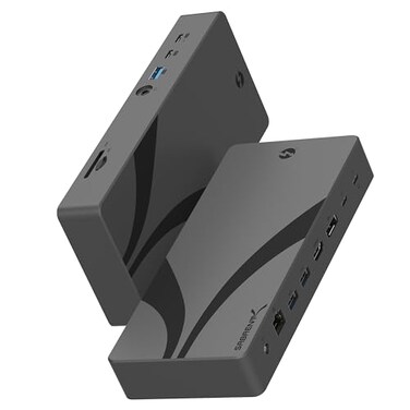SABRENT Thunderbolt 4 Docking Station TB4 Ports 8K4K USB4 TB3 Compatible DP 14 HDMI 21 USBCUSBA Ports Gigabit Ethernet Audio Jack SDTF Card Reader WindowsmacOSLinux DST4MF