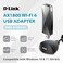 D-Link DLink USB WiFi 6 Adapter AX1800 USB 30 Dual Band Long Range MUMIMO Wireless Internet Network for Desktop PC Laptop Windows DWAX1850B1 Black