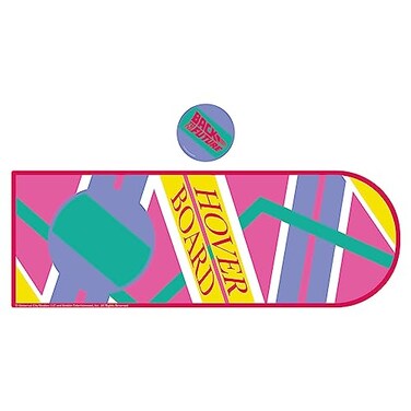FaNaTtik Back to the Future XL Hoverboard Desk Pad and Coaster Set