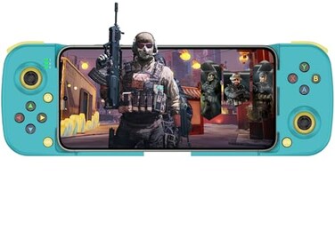 Megadream Mobile Game Controller Gamepad for iPhone iOS Android PC Works with iPhone 161514131211 iPad Samsung Galaxy TCL Tablet Call of Duty Apex Legends Directly Play Blue